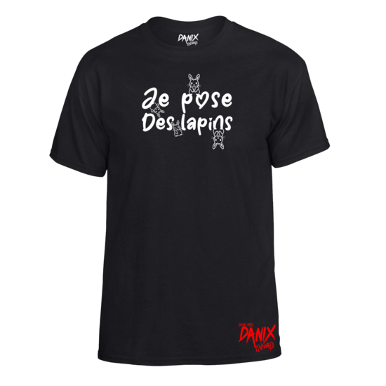 Tshirt Je pose des lapins V2